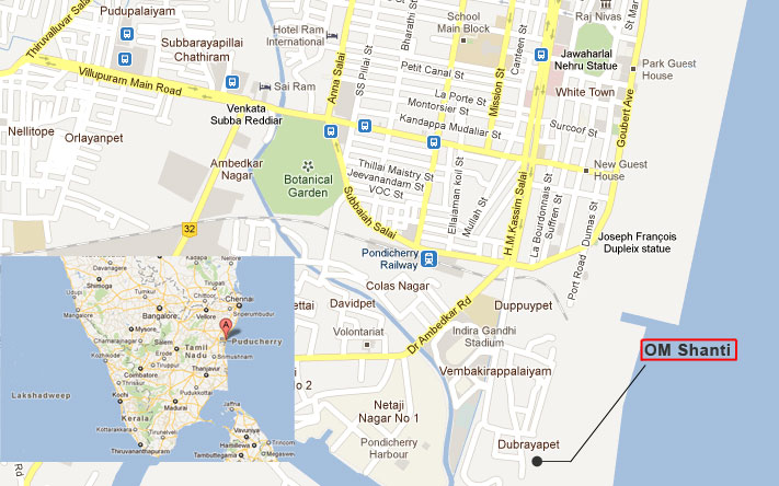 Our location in Dubrayapet district, near the new light house. Puducherry. Our location in Dubrayapet district, near the new light house. Puducherry.